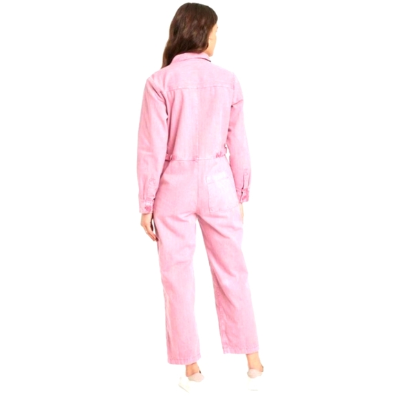 Universal Thread Broiler Jumpsuit NWT Size: 0, Pink - Picture 3 of 6